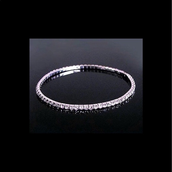 Anklet Crystal 1-Layer Stretch. - Picture 3 of 8